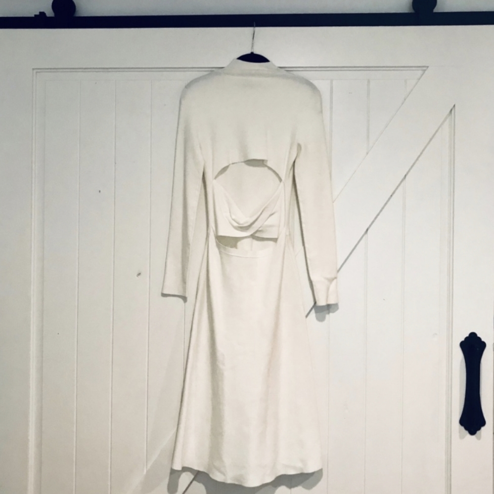 SOLD ➳ A.L.C. White Knit “Marcia Dress” - Picture 3 of 6